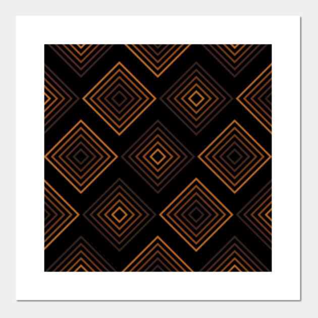 Brown Square Pattern 3